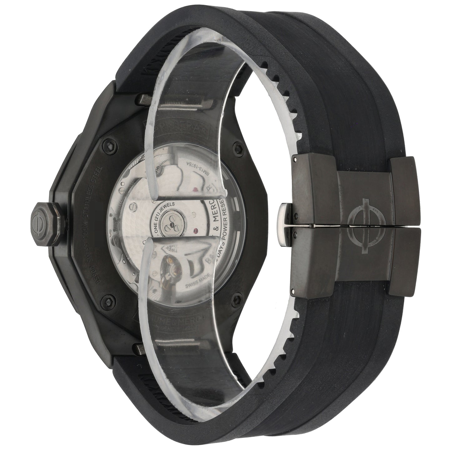 Baume Et Mercier Riviera M0A10617 42mm DLC Stainless Steel Watch