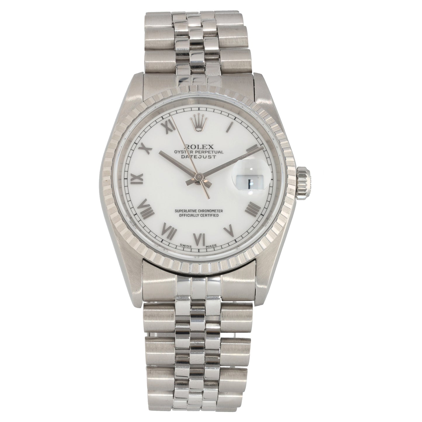 Rolex Datejust 16220 36mm Stainless Steel Watch
