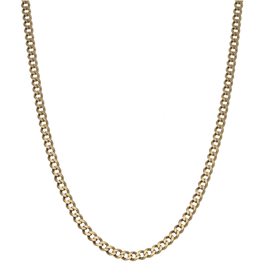 9ct Gold Curb Chain 20"