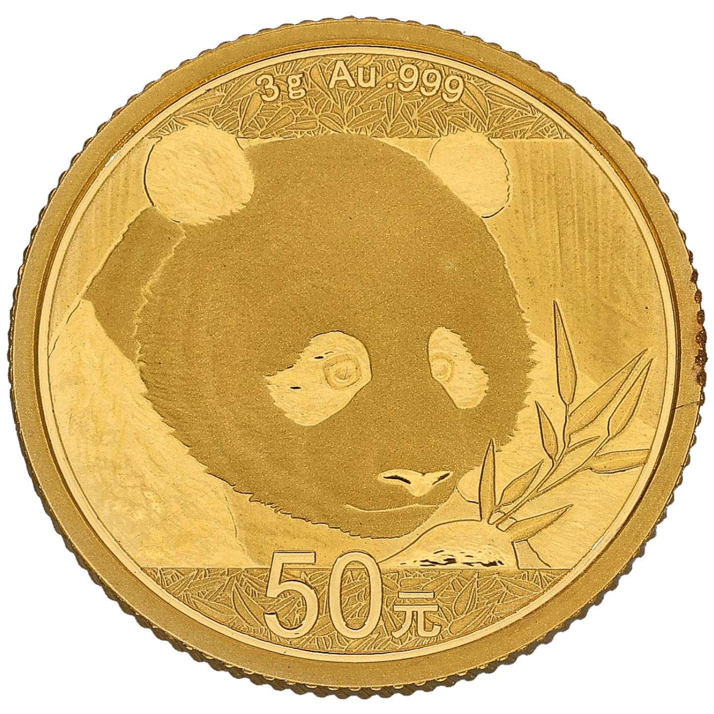 24ct Gold Chinese Panda 3g Coin 2018