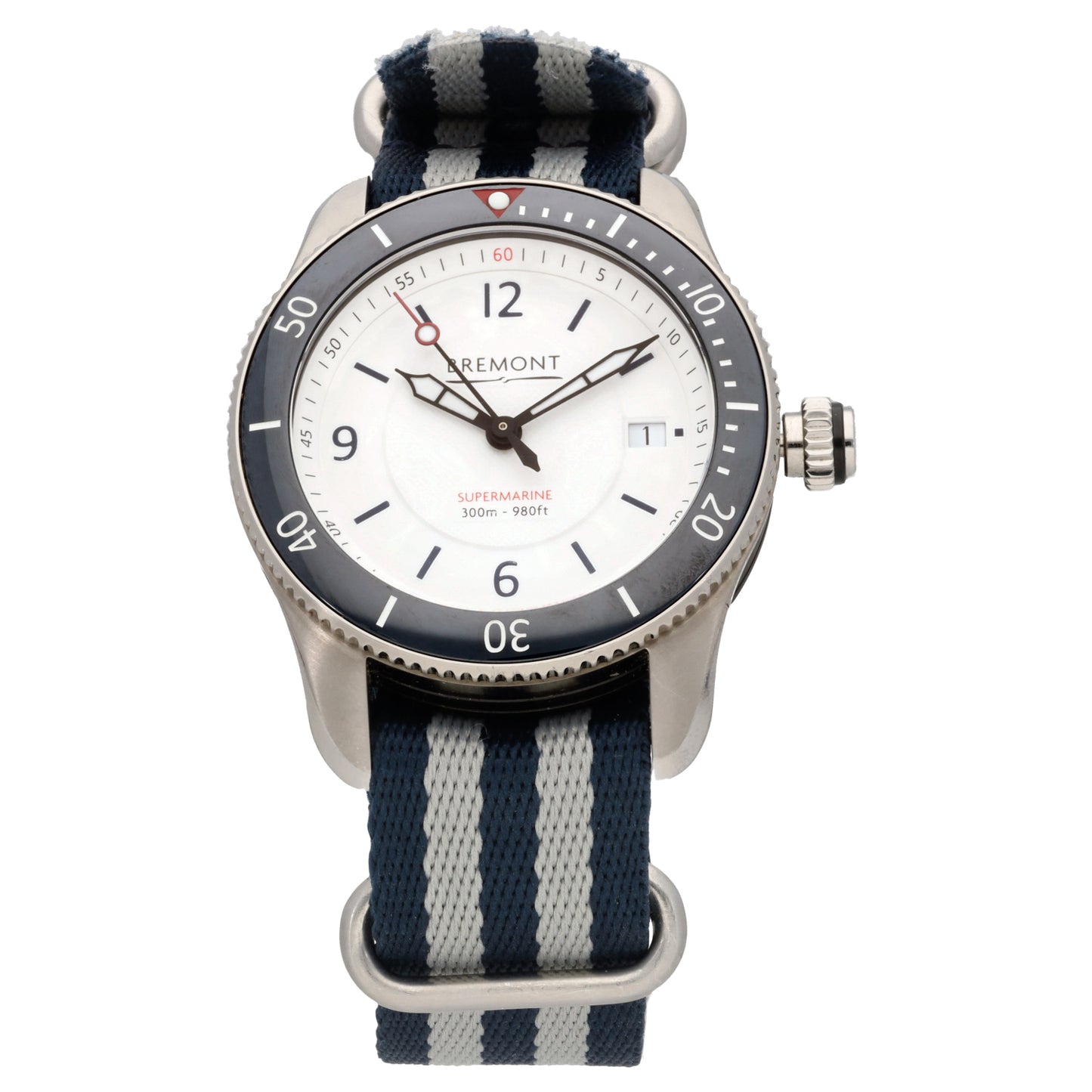 Bremont Supermarine S300-WH 40mm Stainless Steel Watch