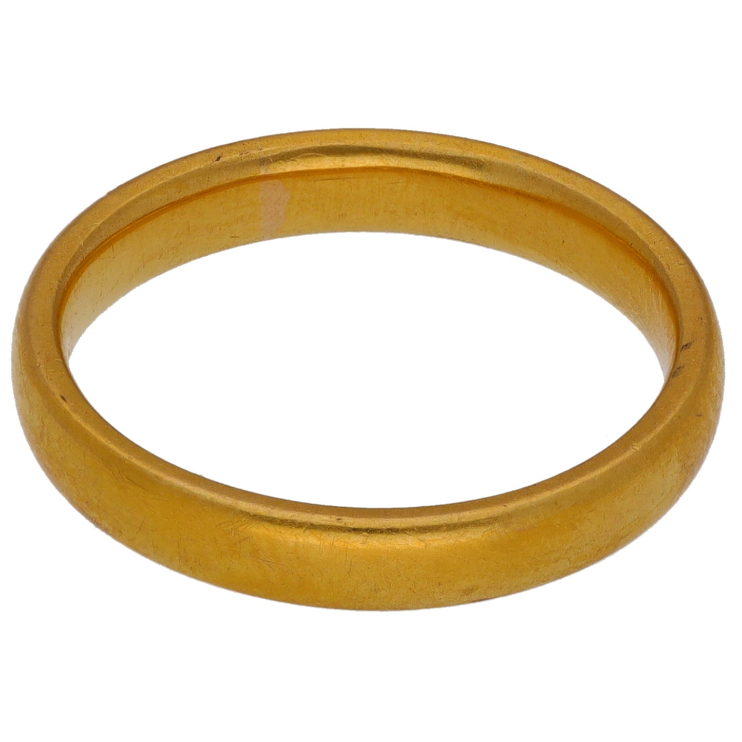 22ct Gold Plain Wedding Ring Size M