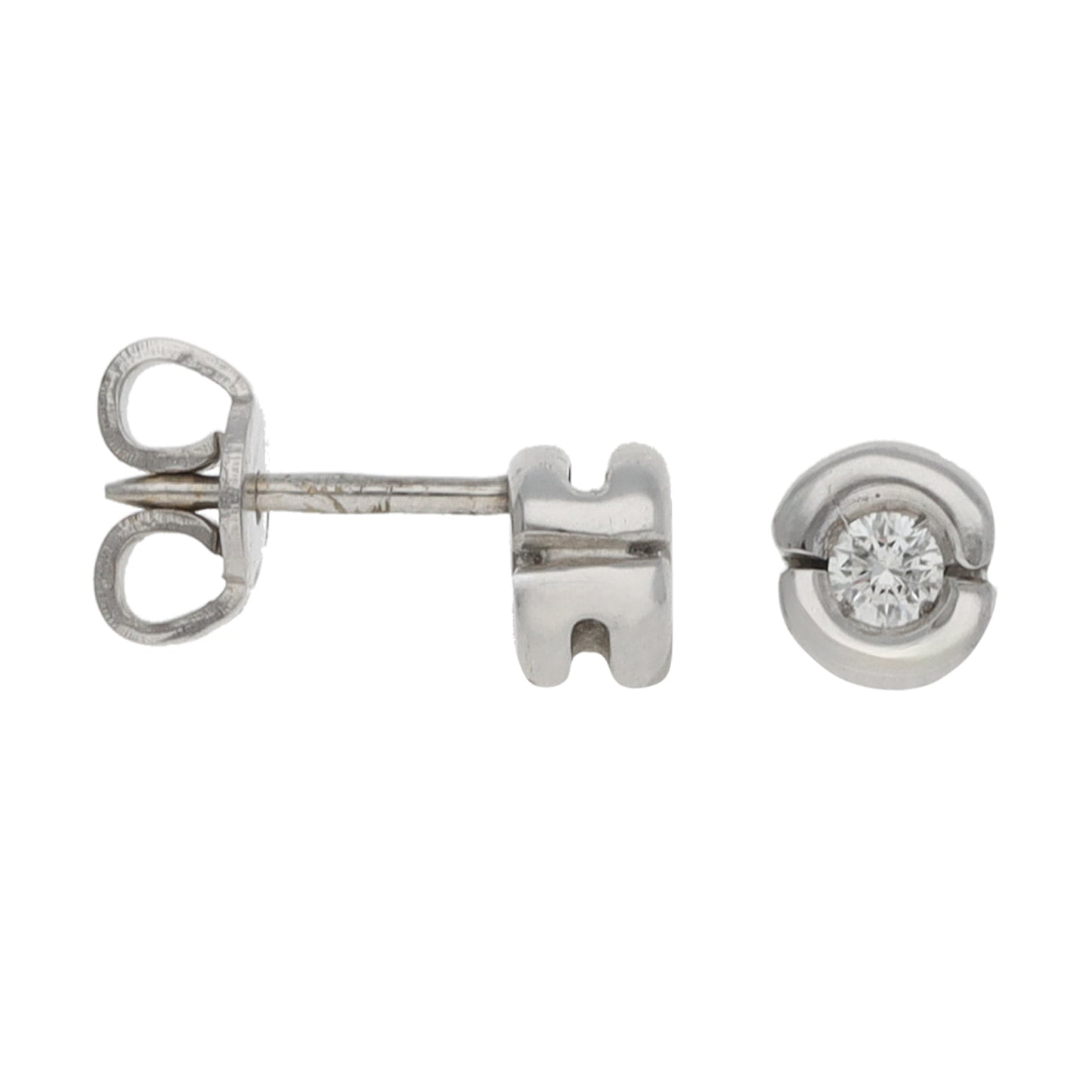 18ct White Gold 0.20ct Diamond Stud Earrings