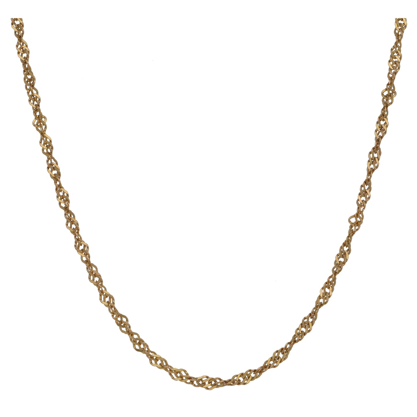 9ct Gold Singapore Chain 18"