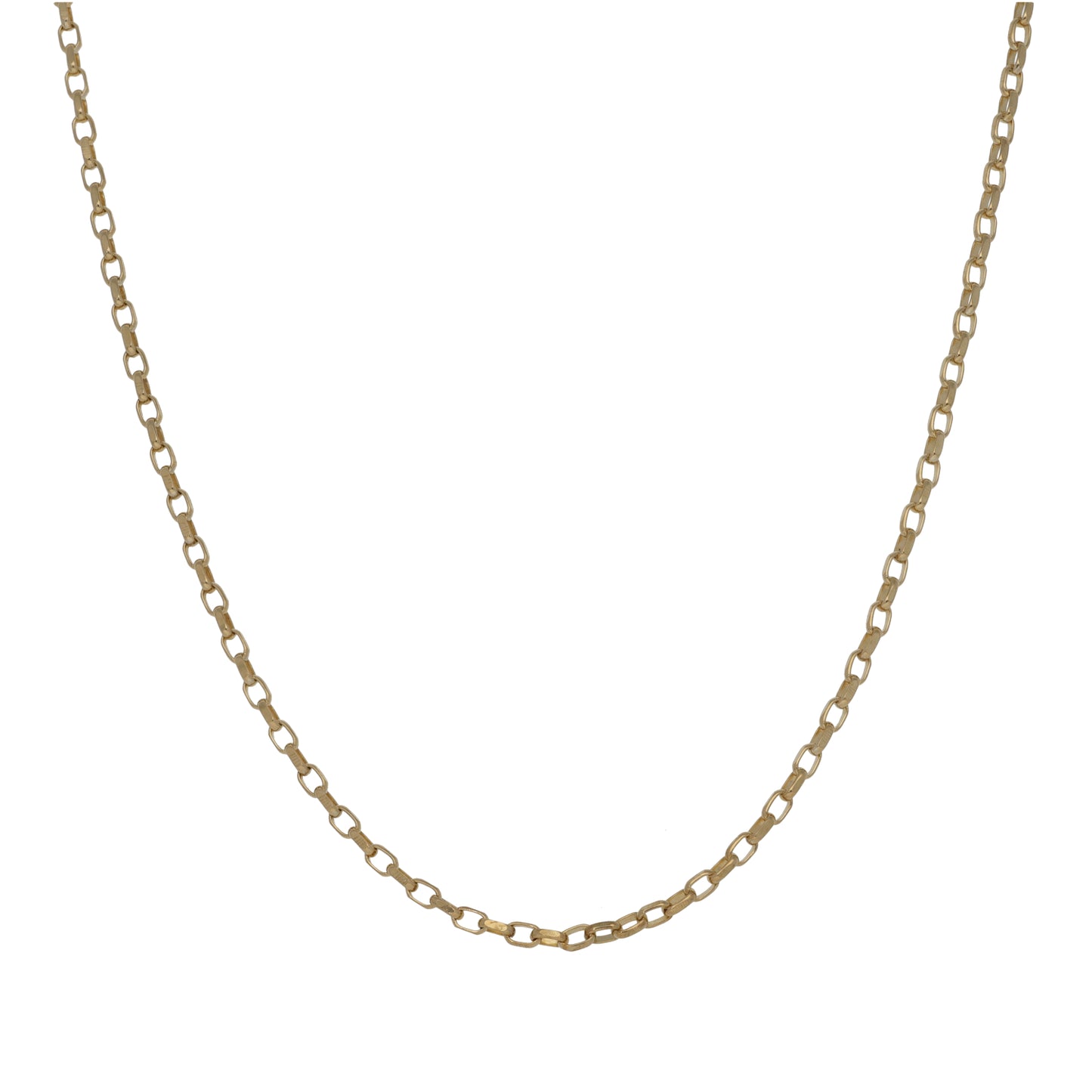 9ct Gold Belcher Chain 14"
