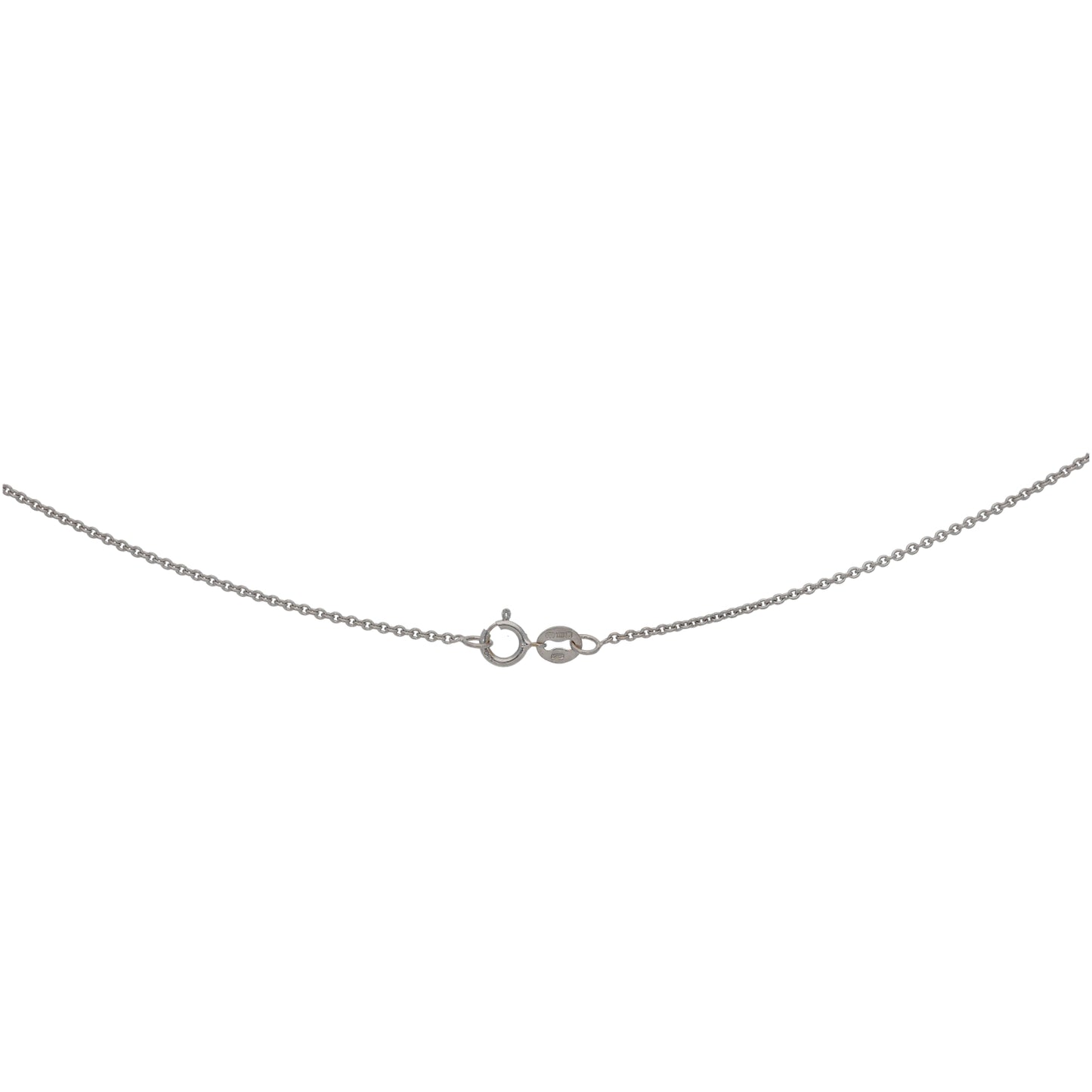 18ct White Gold Belcher Chain 16"