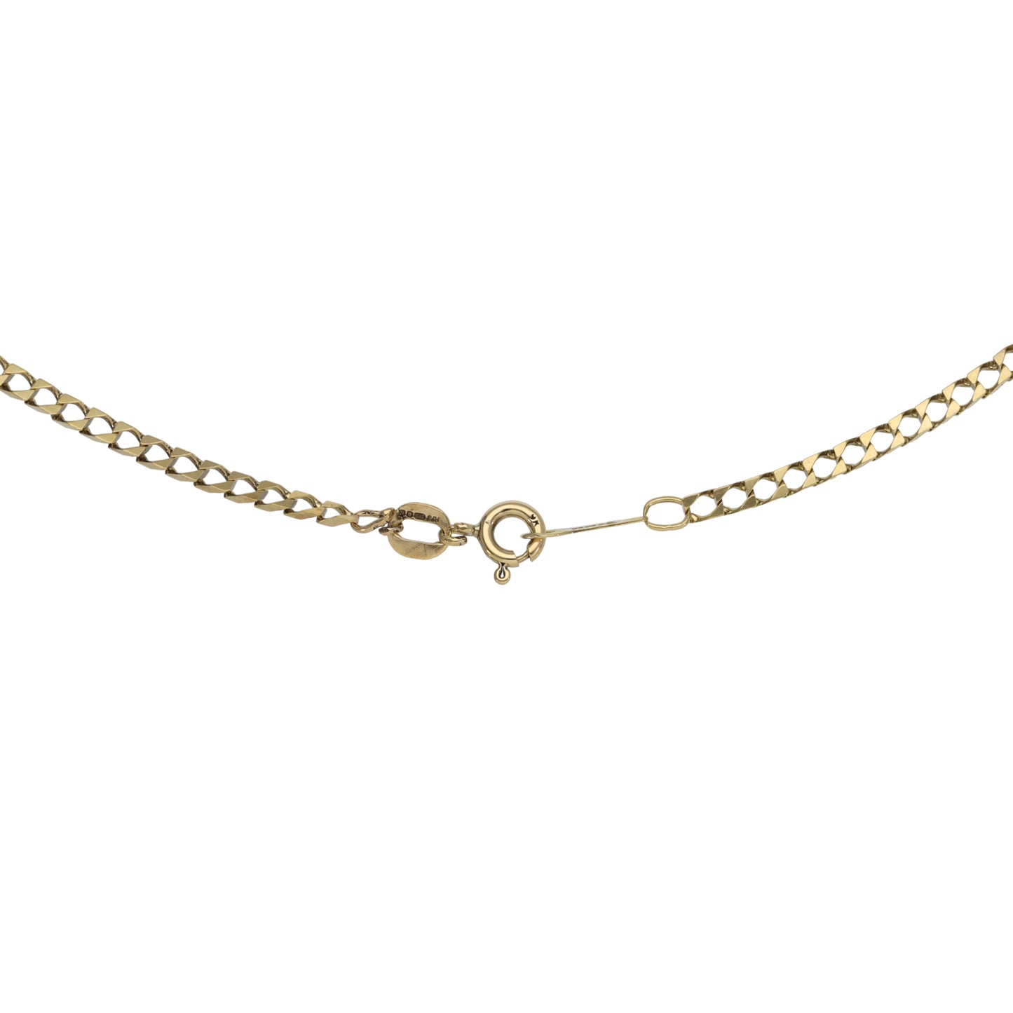 9ct Gold Curb Chain 20"