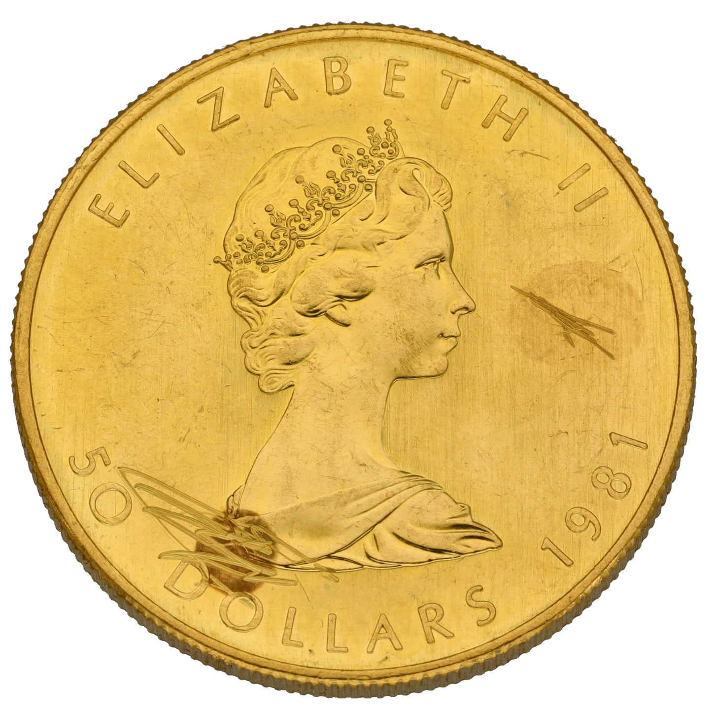 24ct Gold Canada Maple 1 OZ Coin 1981