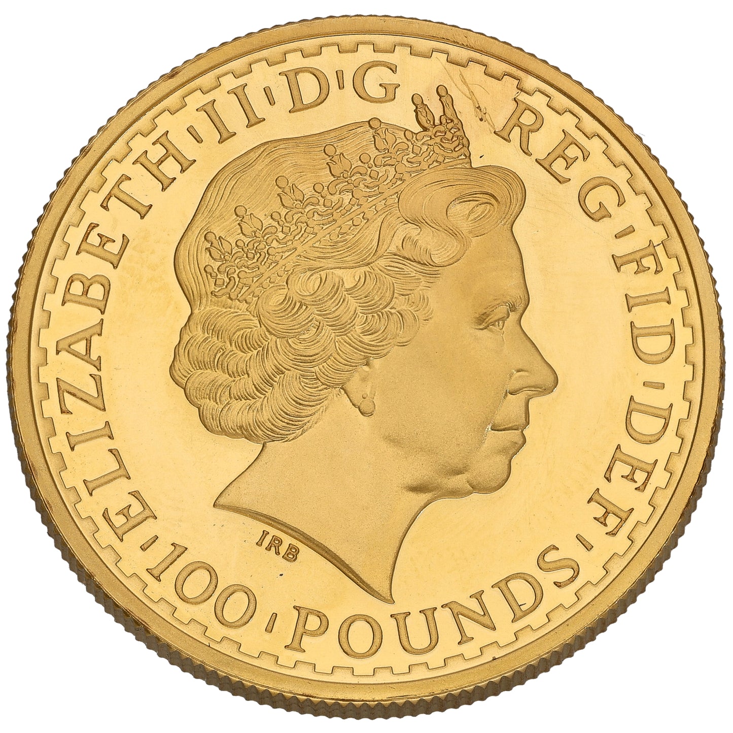 22ct Gold Queen Elizabeth II 1 OZ Britannia Coin 2001