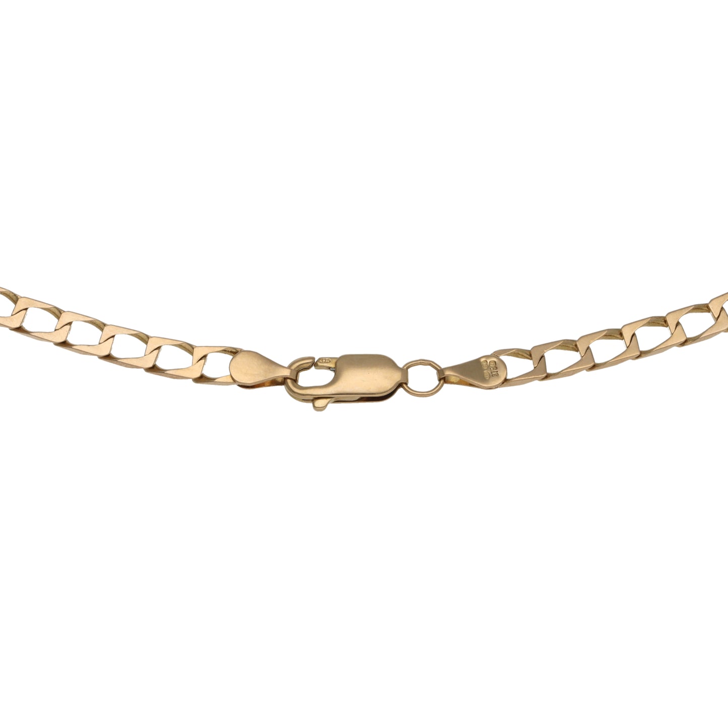 9ct Gold Curb Necklace 28"