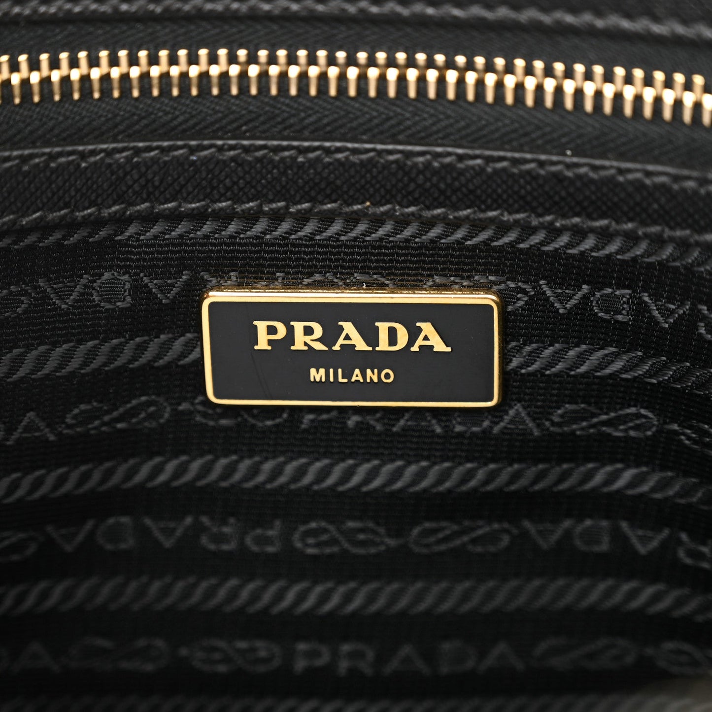 Prada Galleria Tote Saffiano Leather Bag - Black