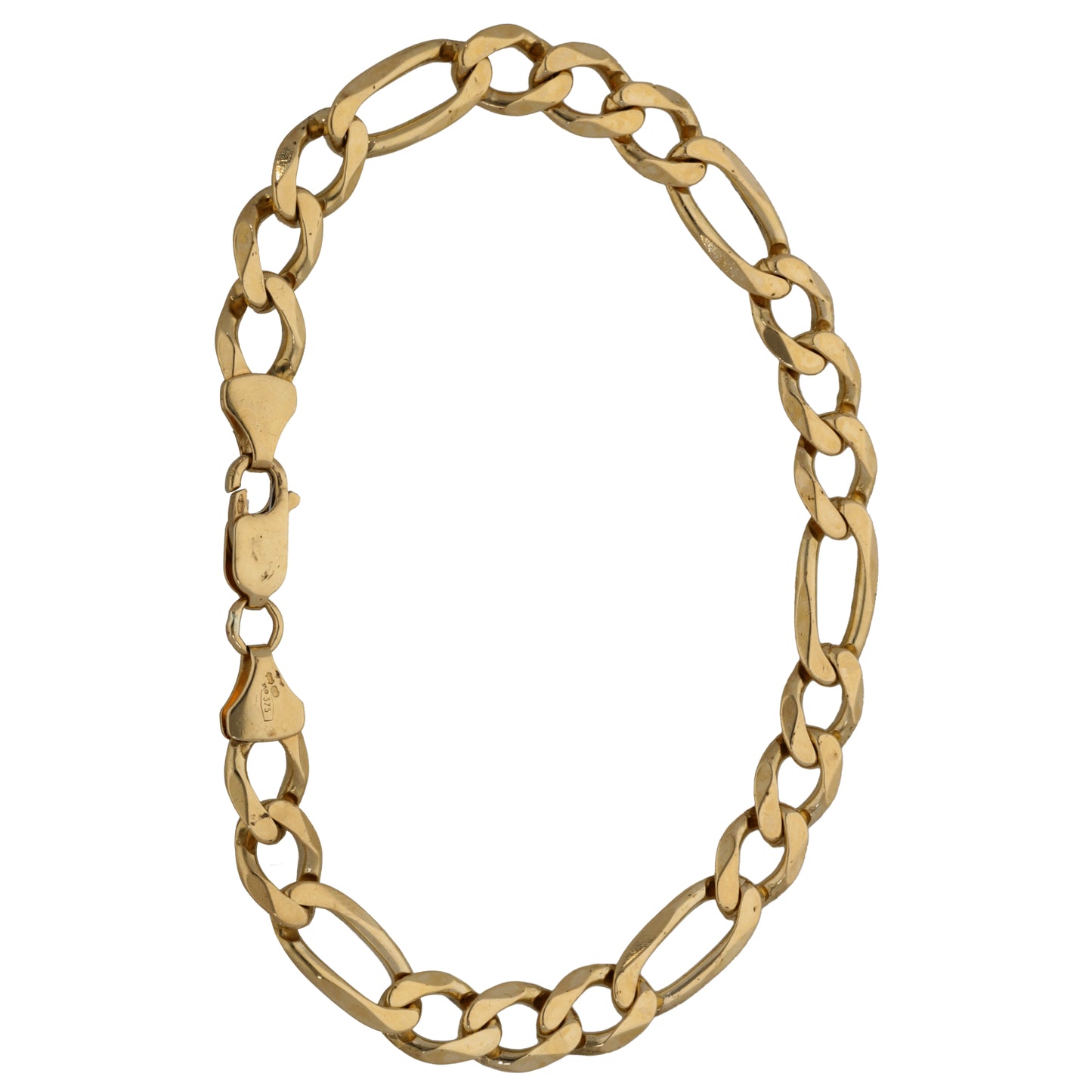9ct Gold Figaro Bracelet