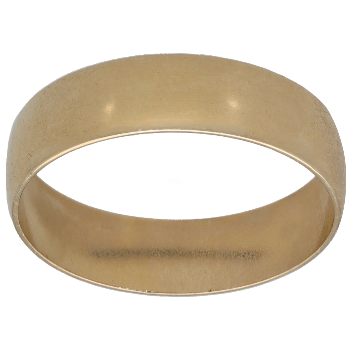 9ct Gold Plain Wedding Ring Size M