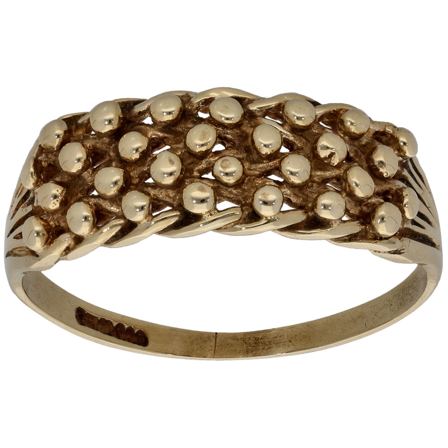 9ct Gold Keeper Ring Size V