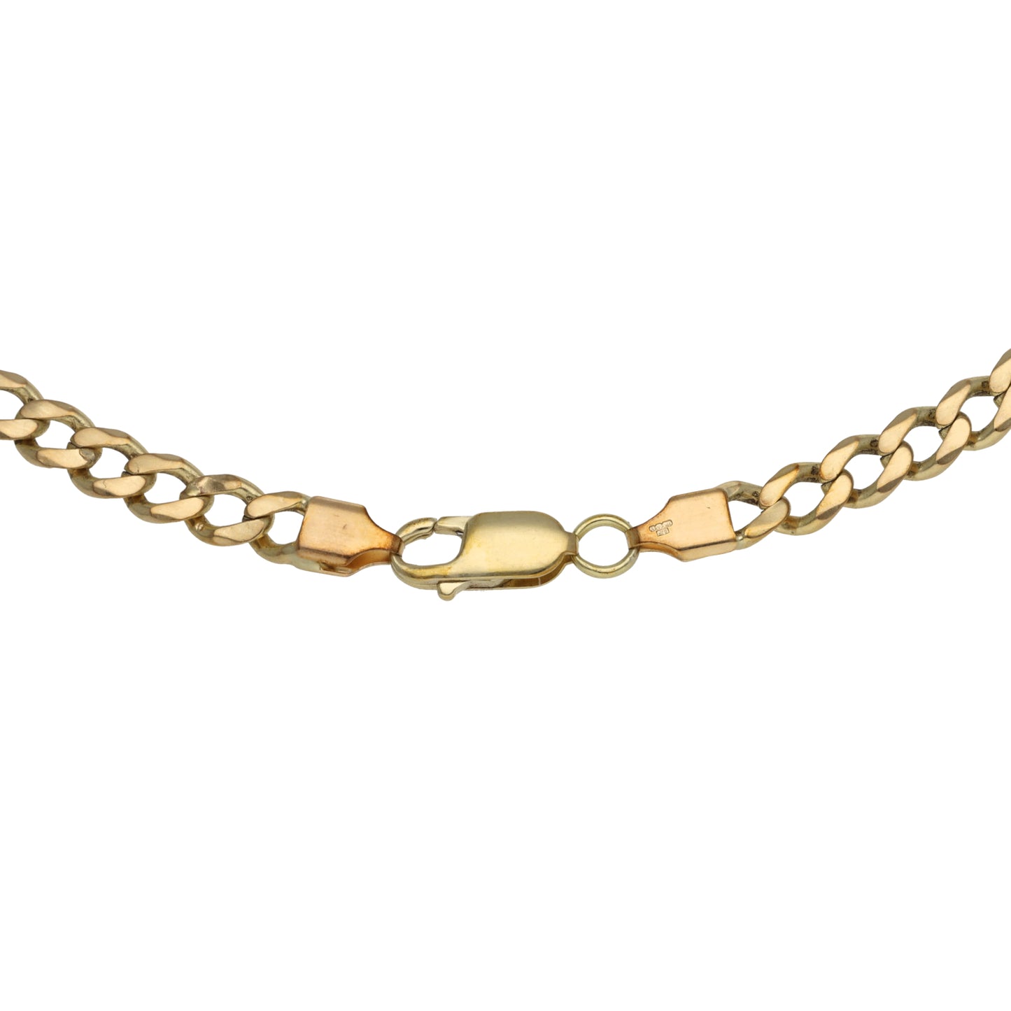 9ct Gold Curb Chain 22"