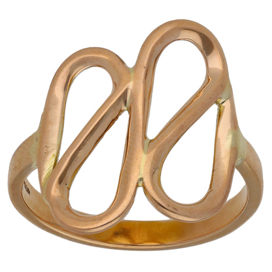9ct Gold Alternative Ring Size T