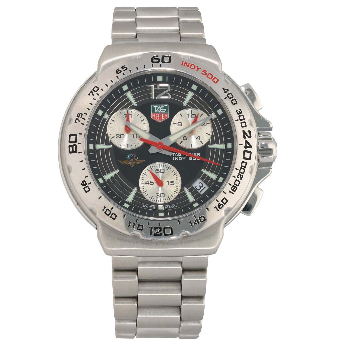 Tag Heuer Formula 1 CAC111B-0 Indy 500 40mm Stainless Steel Watch