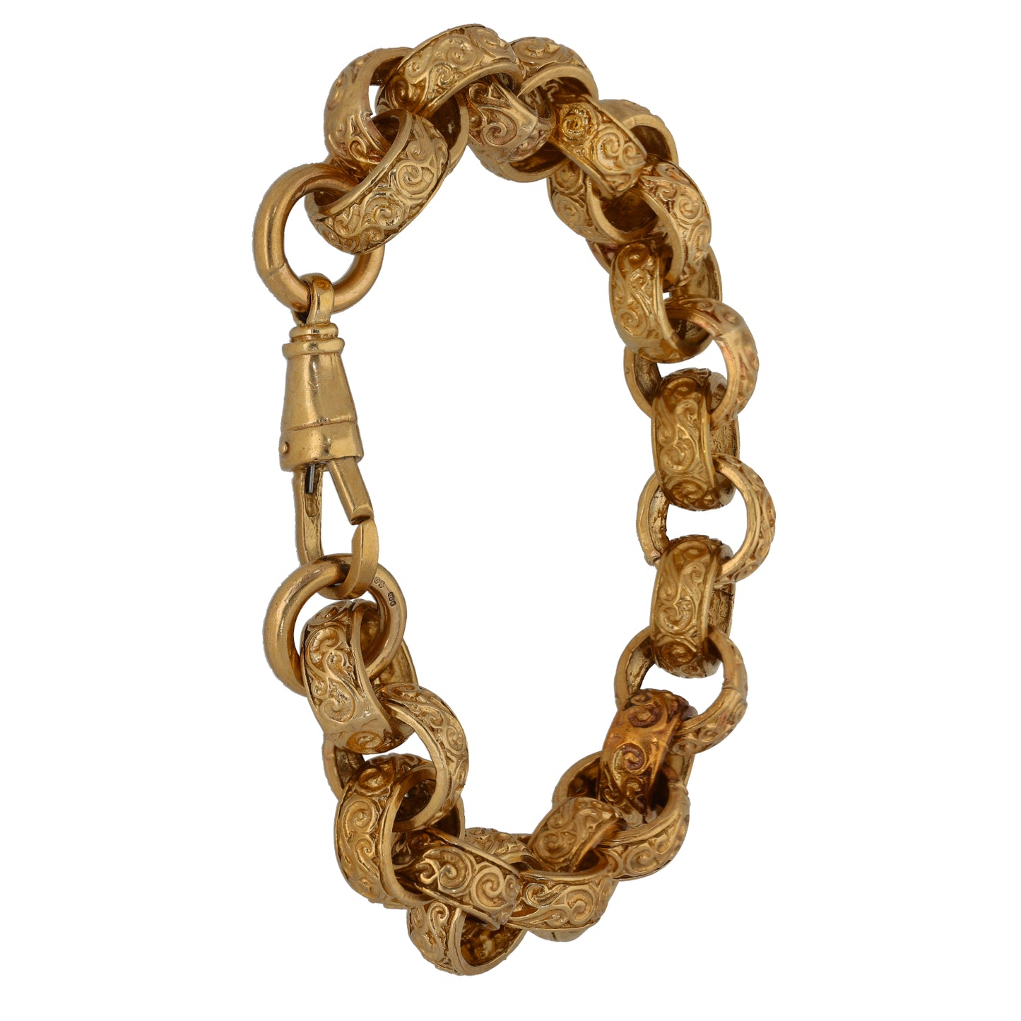 9ct Gold Belcher Bracelet