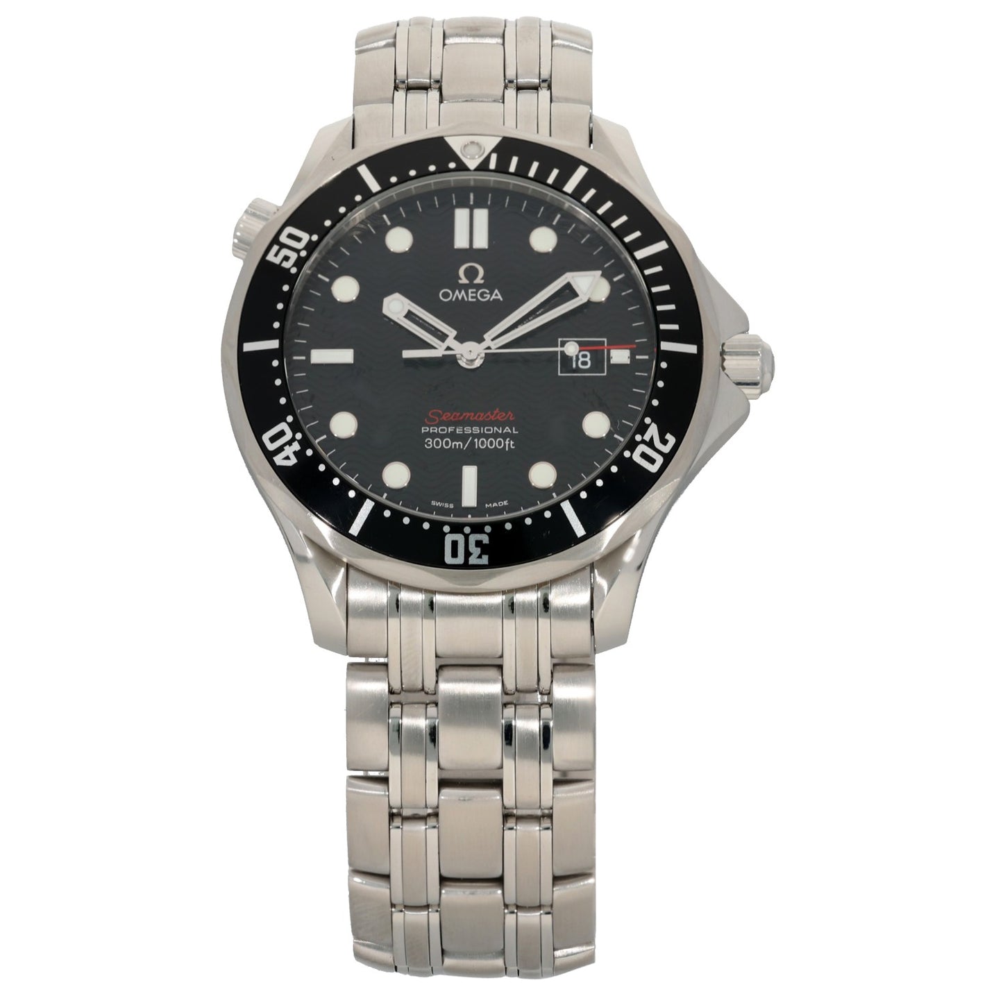 Omega Seamaster 212.30.41.61.01.001, Black Dial, Stainless Steel, Front Image