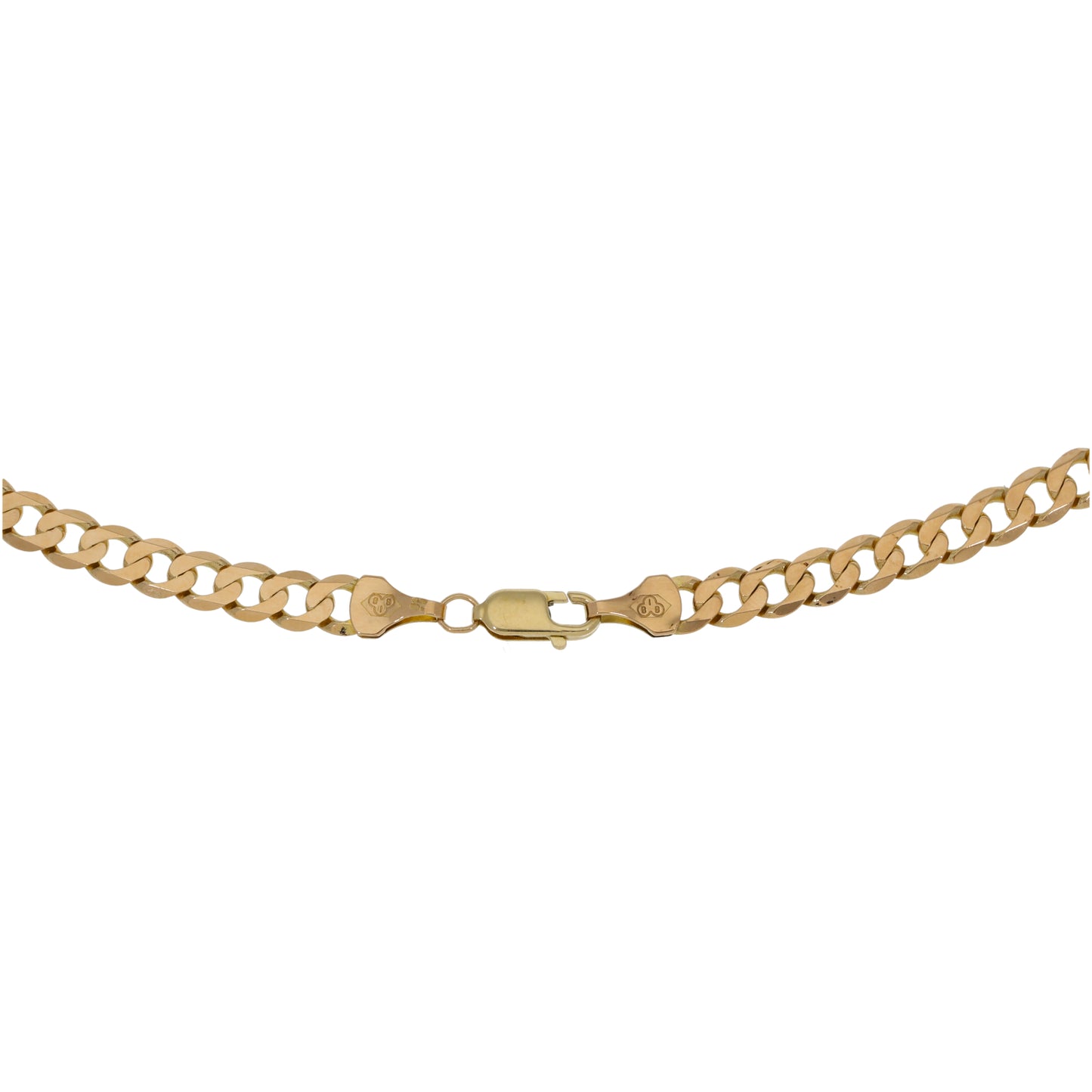 9ct Gold Curb Chain 18"