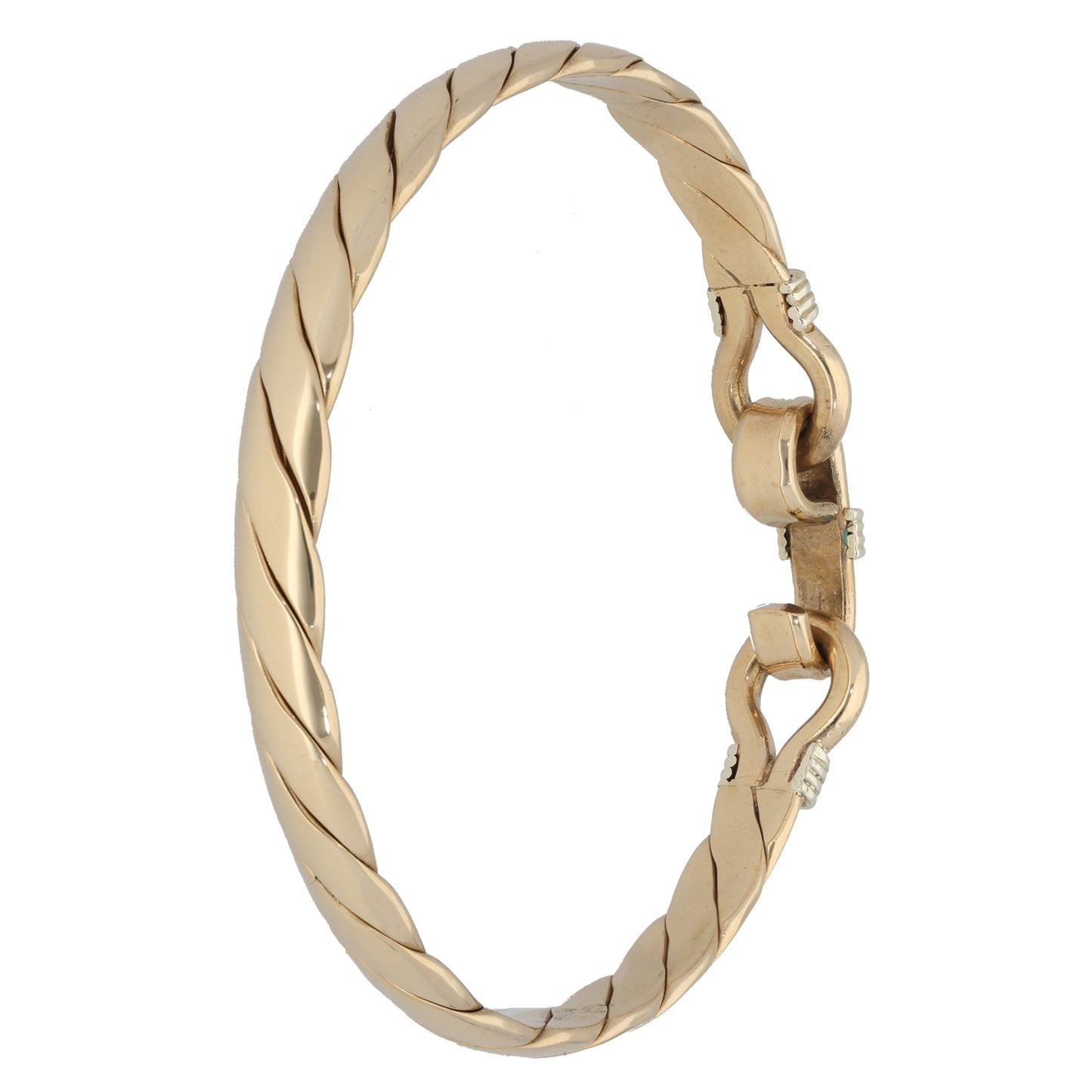 9ct Gold Hinged/Clasp Bangle
