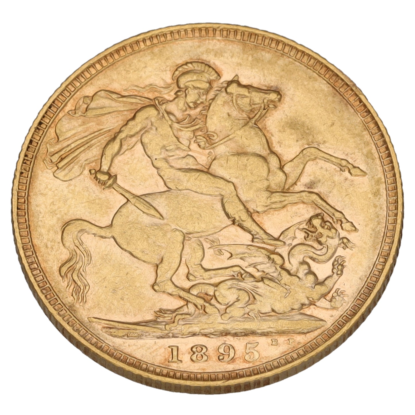 22ct Gold Queen Victoria Full Sovereign Coin 1895
