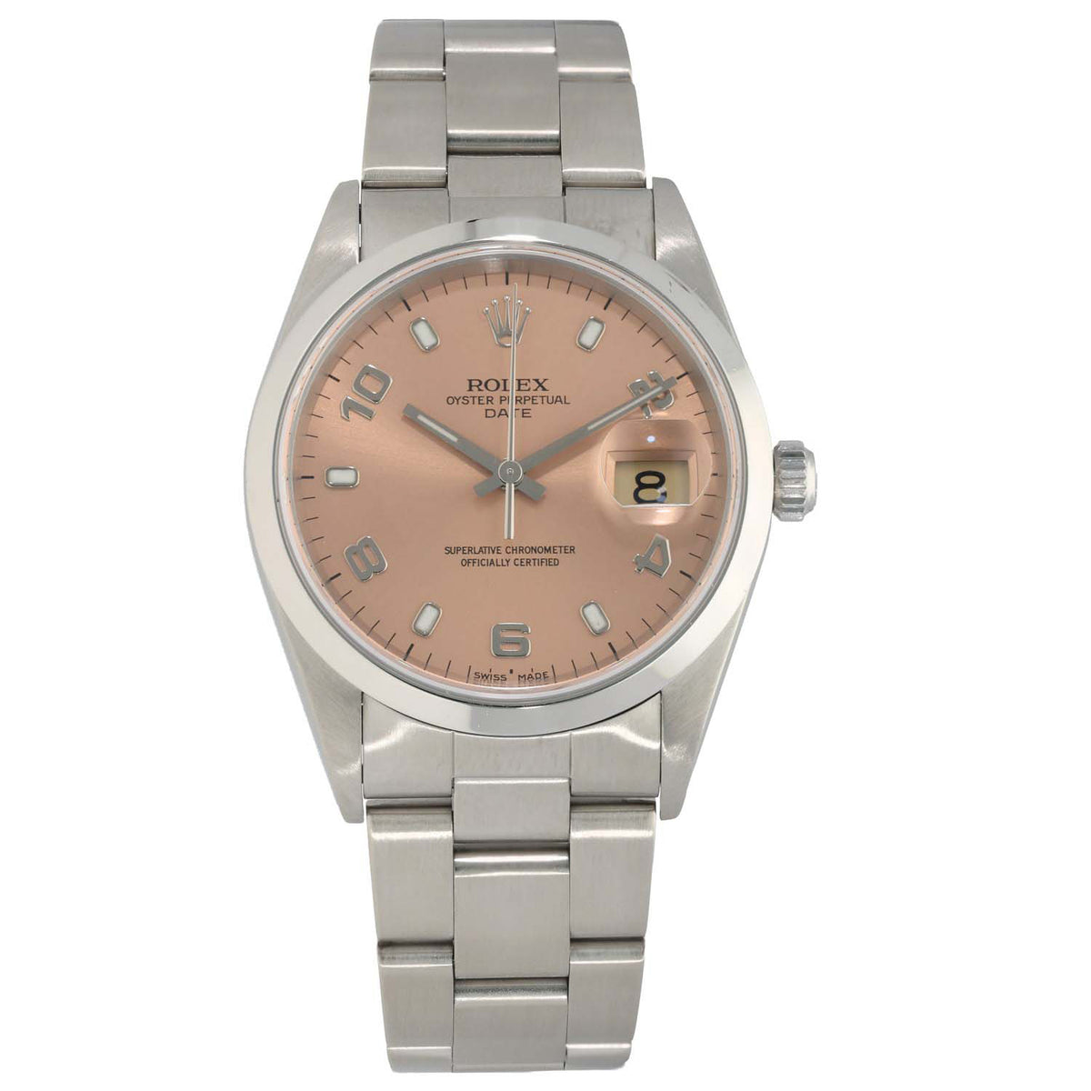 Rolex Date 15200 34mm Stainless Steel Watch