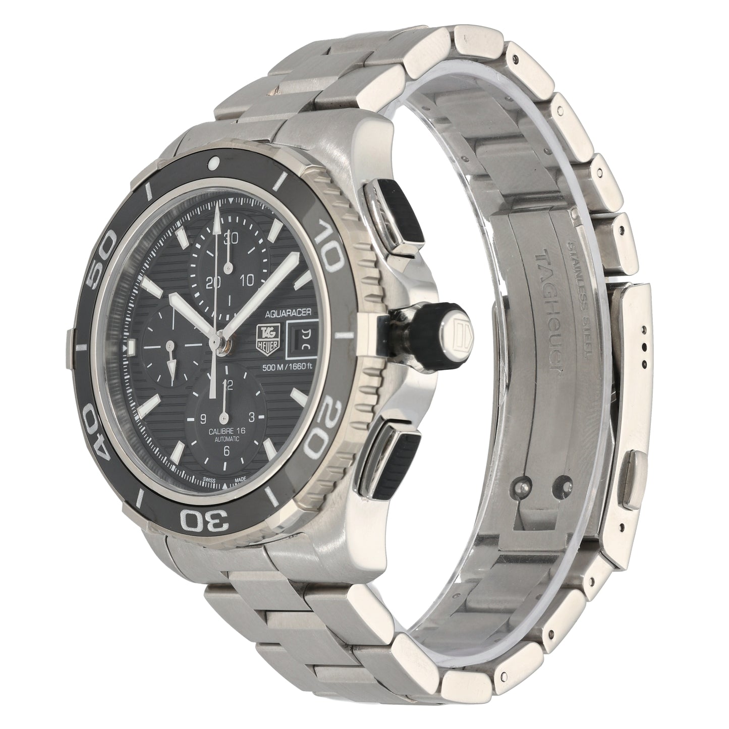 Tag Heuer Aquaracer CAK2110 43mm Stainless Steel Watch - Reduced