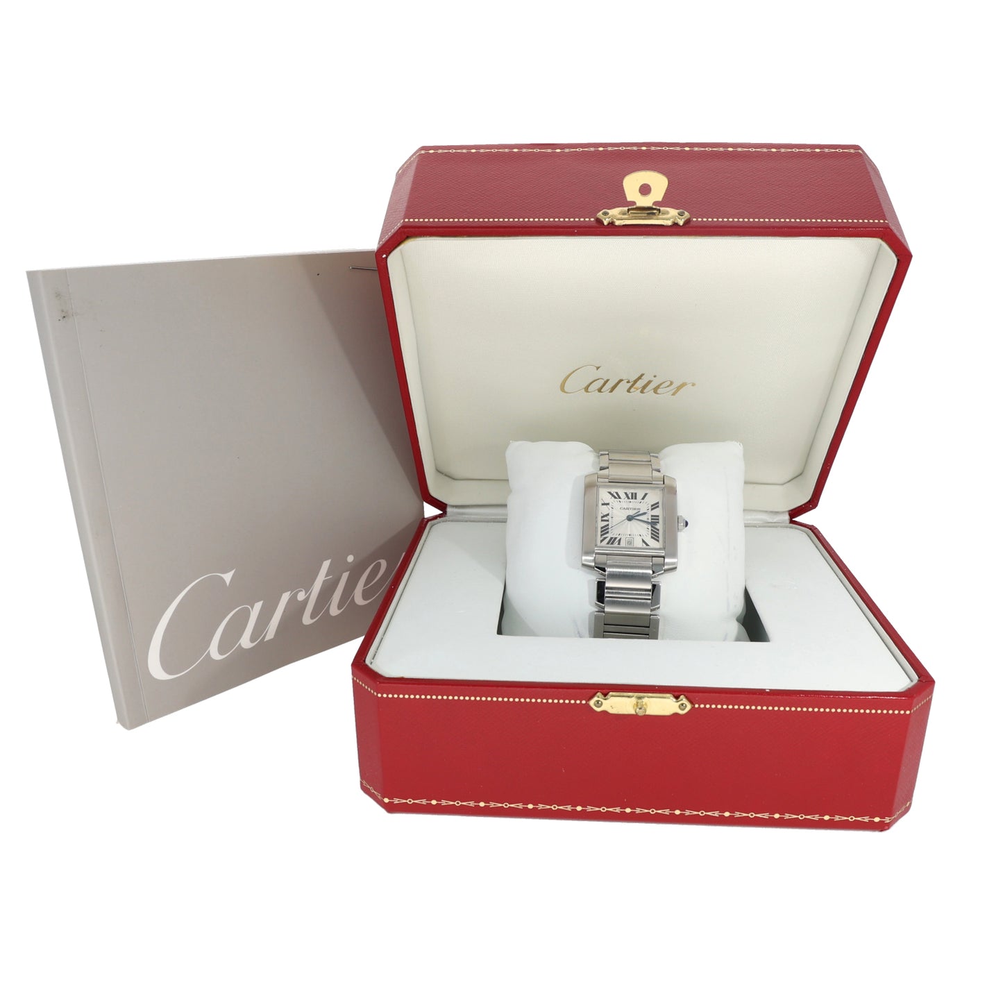 Cartier Tank Francaise W51002Q3 28mm Stainless Steel Watch