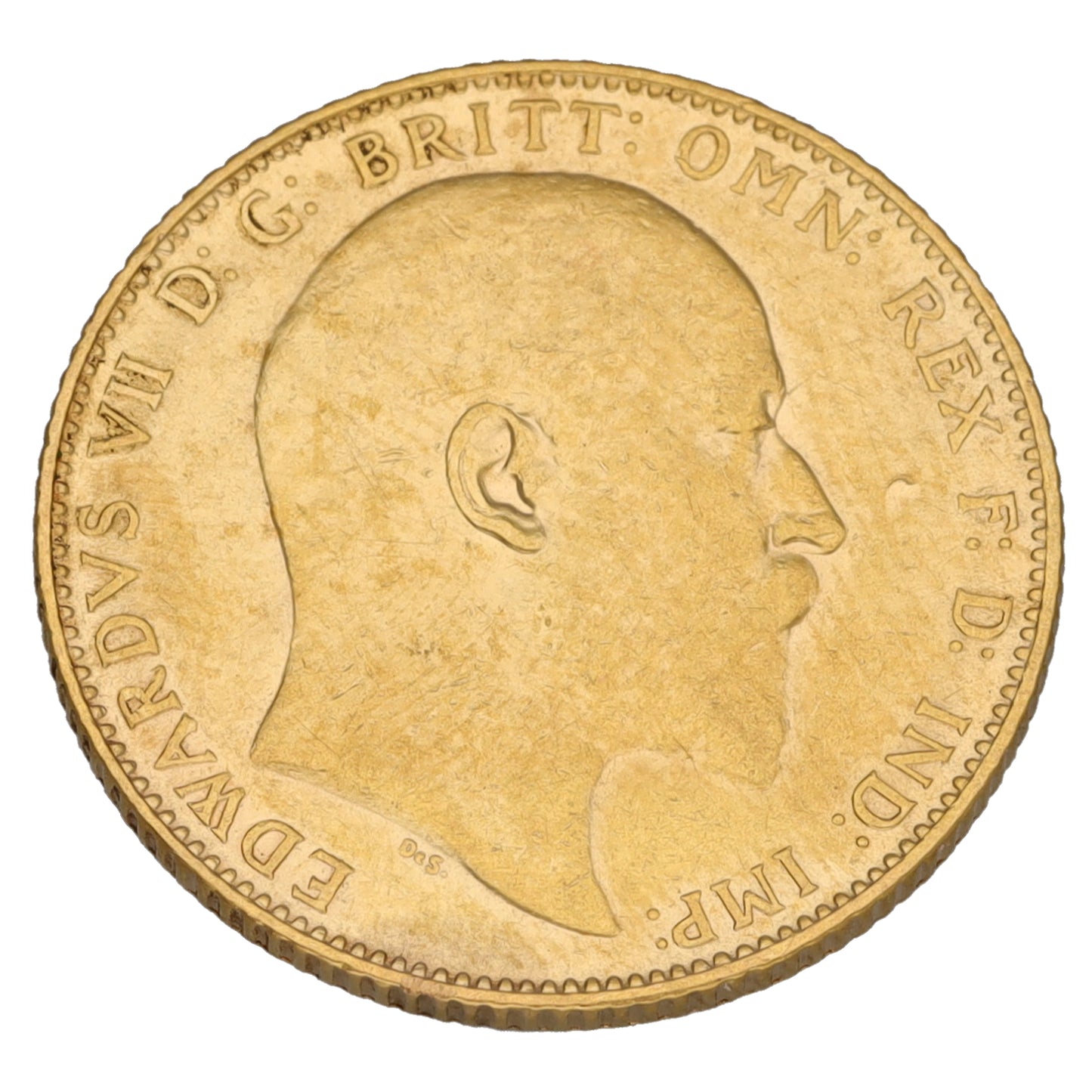 22ct Gold King Edward VII Full Sovereign Coin 1908