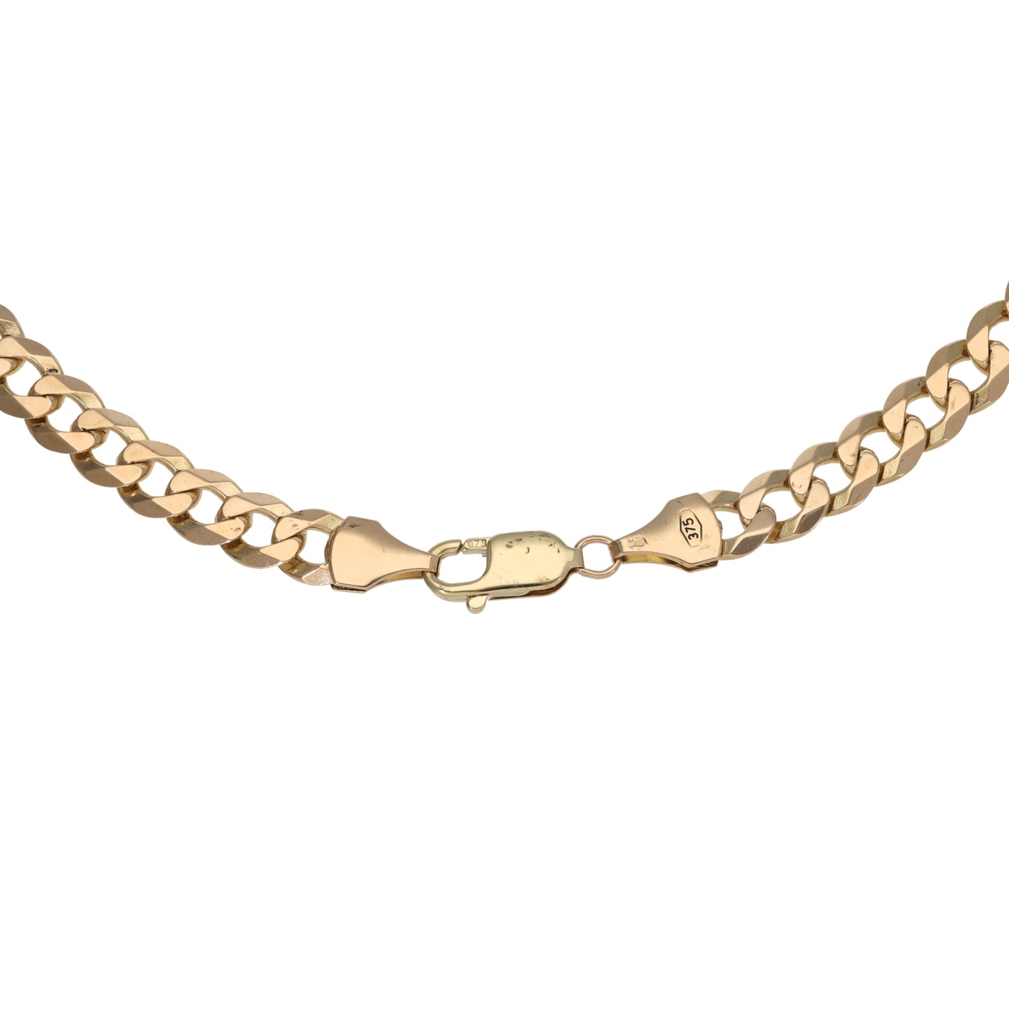 9ct Gold Curb Chain 20"