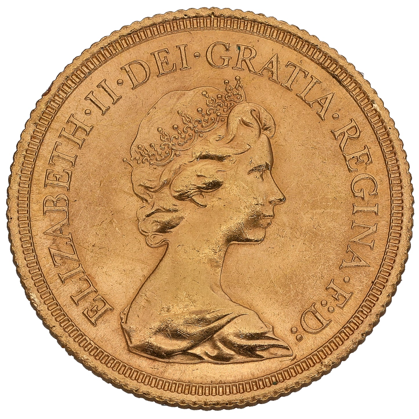 22ct Gold Queen Elizabeth II Full Sovereign Coin 1978