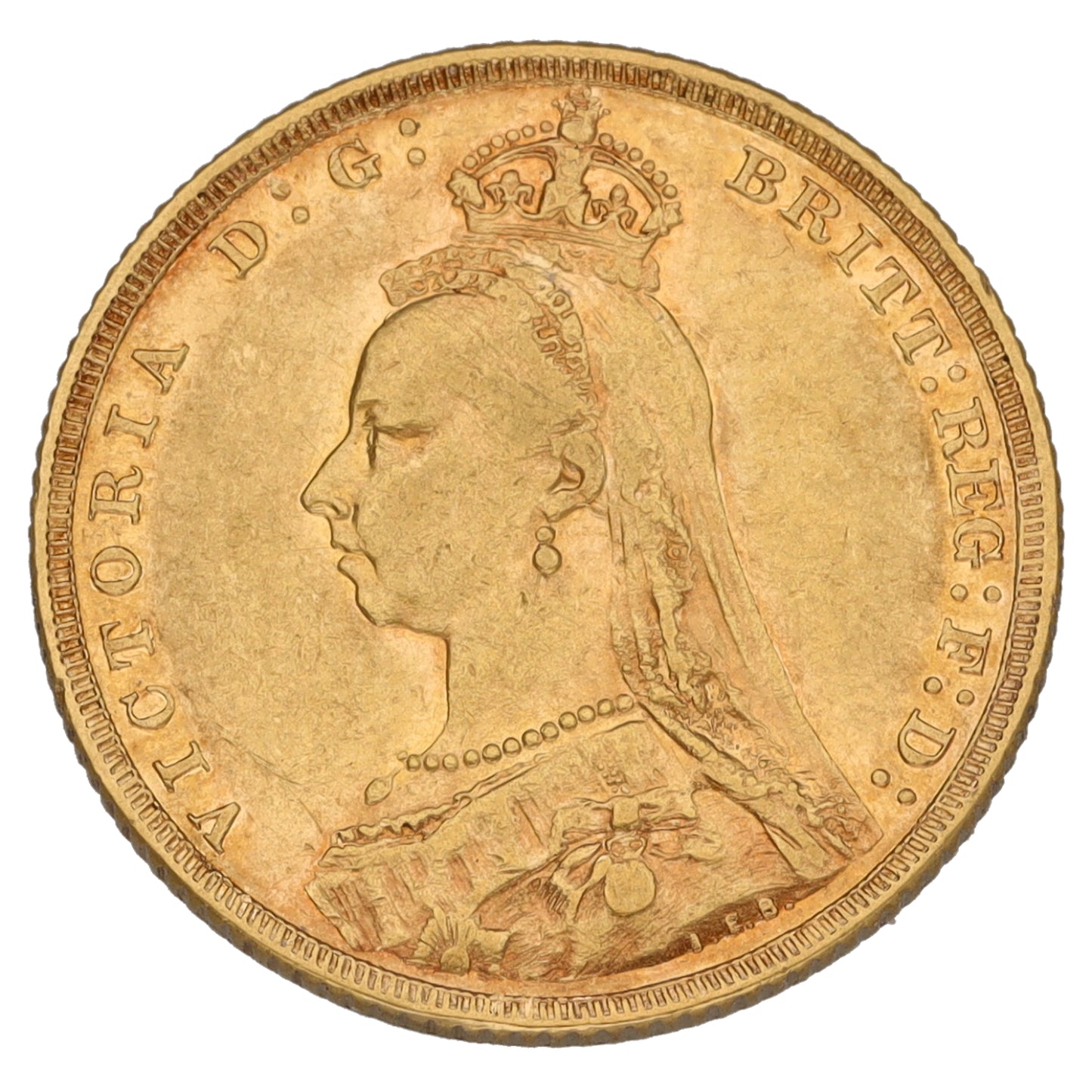 22ct Gold Queen Victoria Full Sovereign Coin 1892