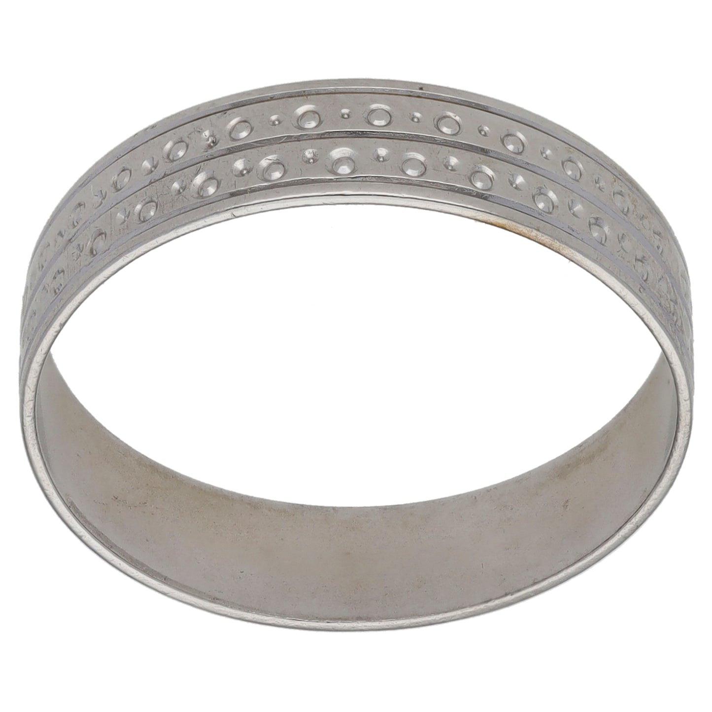 9ct Gold Patterned Wedding Ring Size U