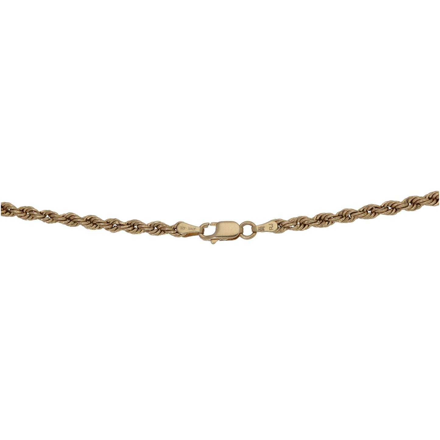 9ct Gold Rope Chain 19"