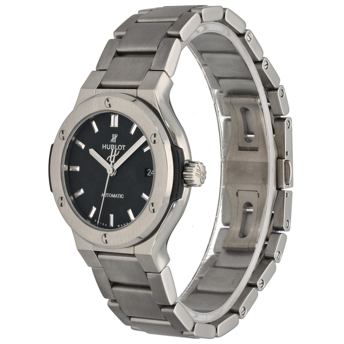 Hublot Classic Fusion 568.NX.1170.NX 38mm Titanium Watch