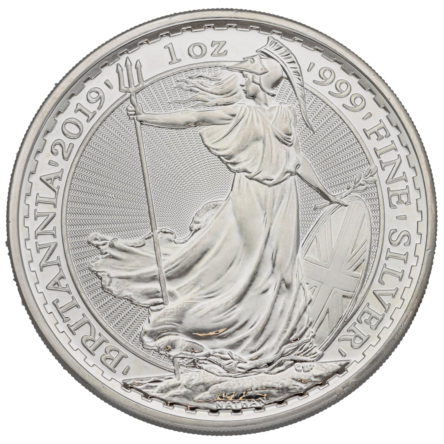 Fine Silver Queen Elizabeth II 1 OZ Britannia Coin 2019