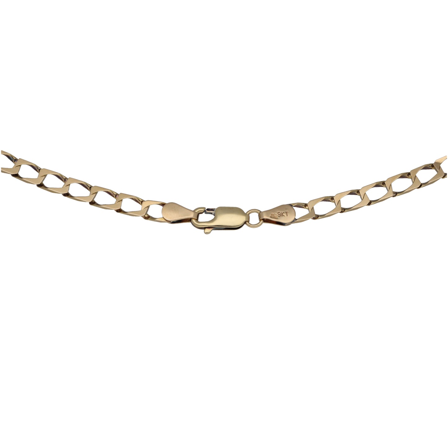 9ct Gold Curb Chain 20"