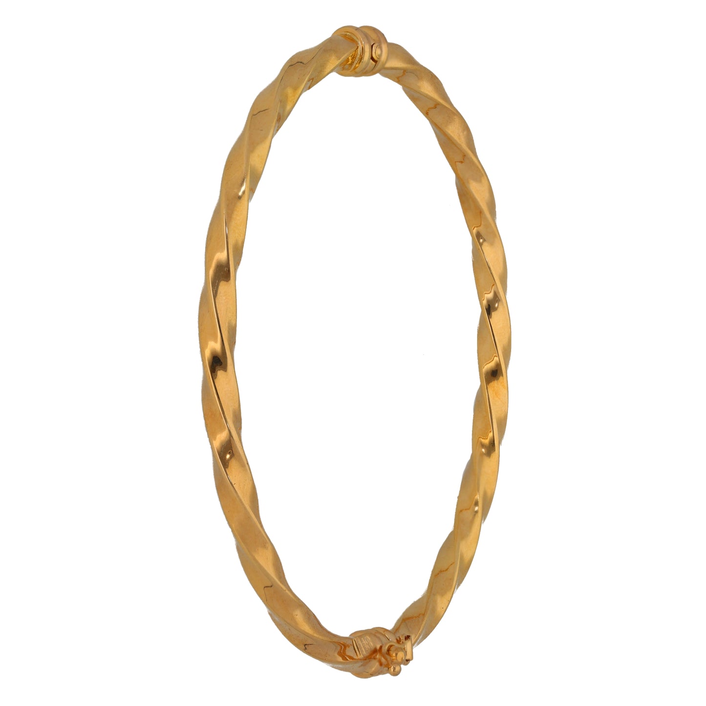 9ct Gold Hinged/Clasp Bangle