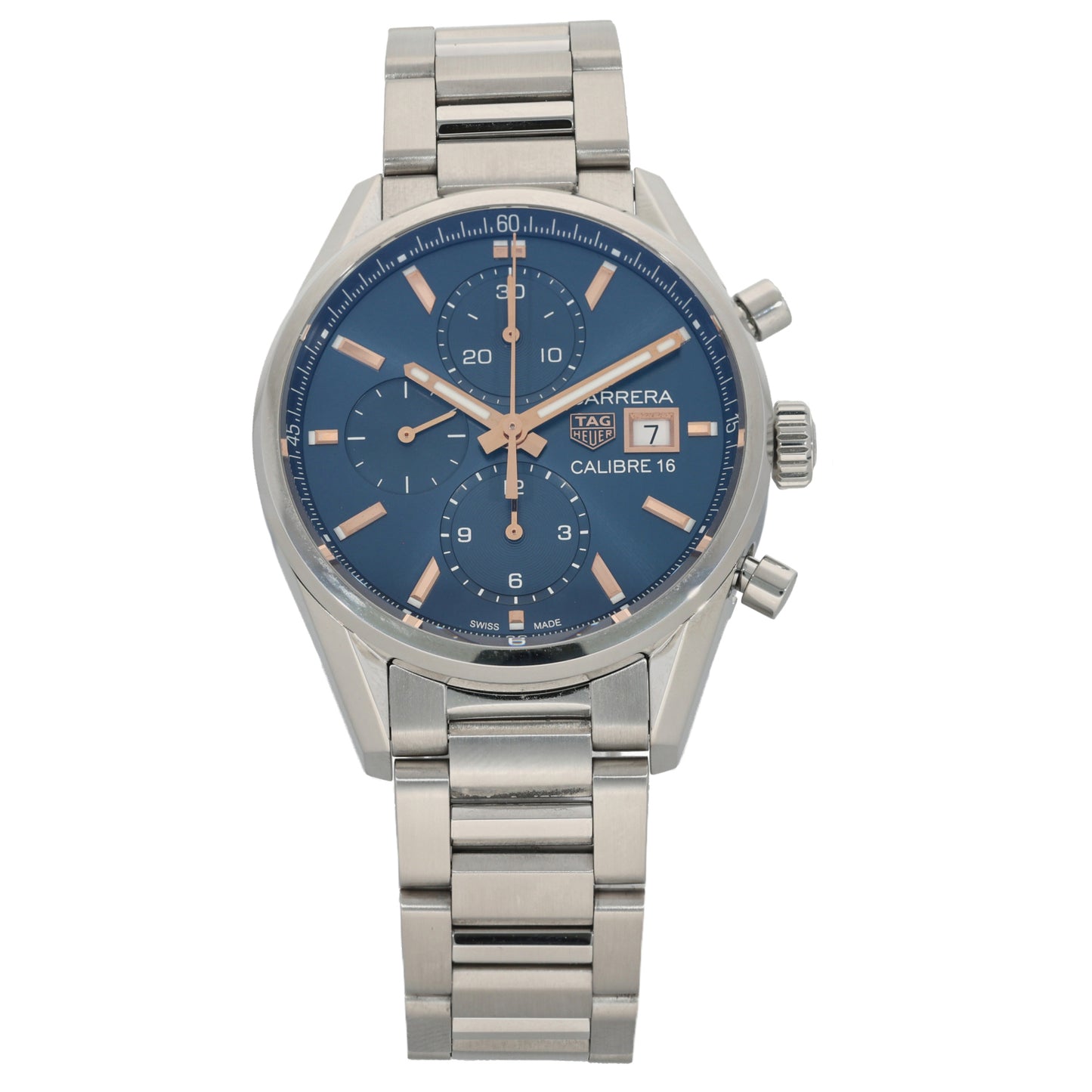 Tag Heuer Carrera CBK2115 41mm Stainless Steel Watch