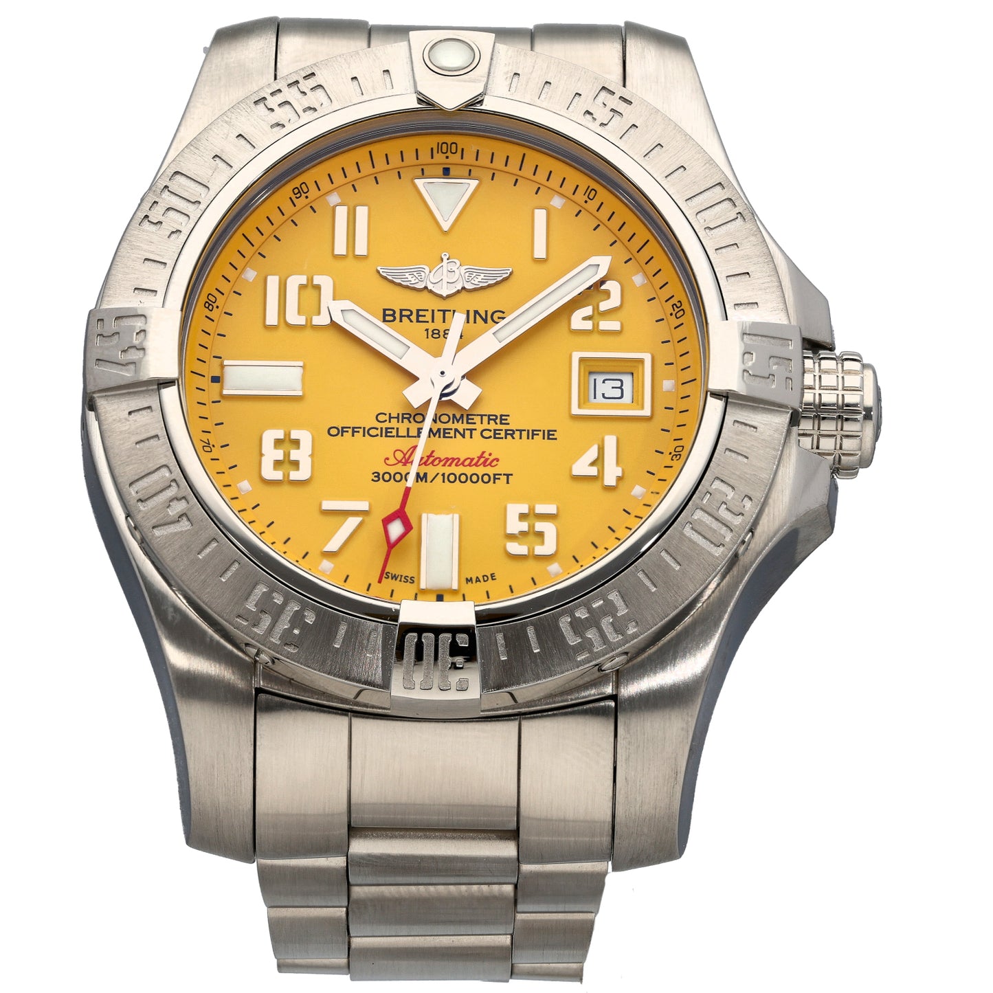 Breitling Avenger II Seawolf A17331 45mm Stainless Steel Watch