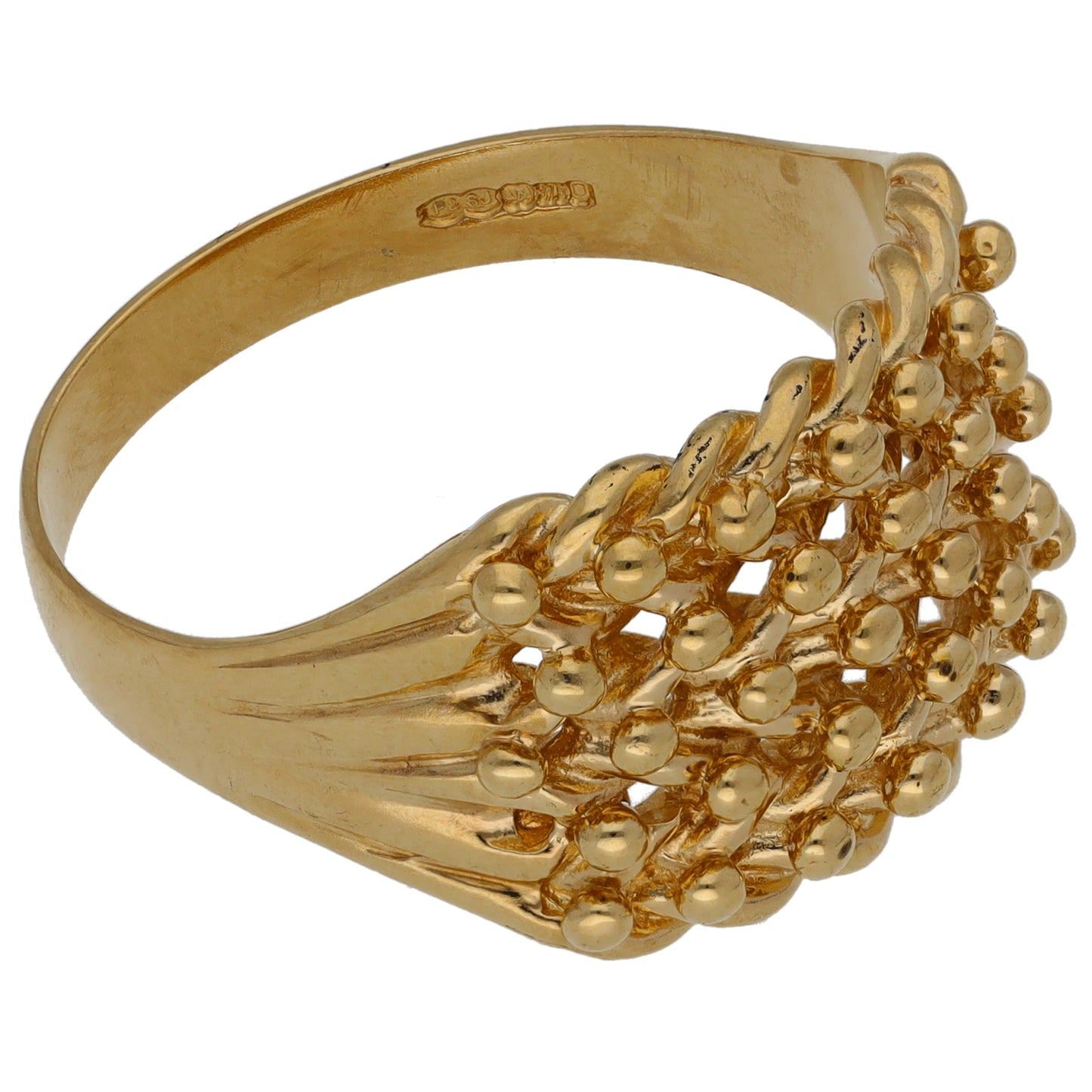 9ct Gold Keeper Ring Size Y