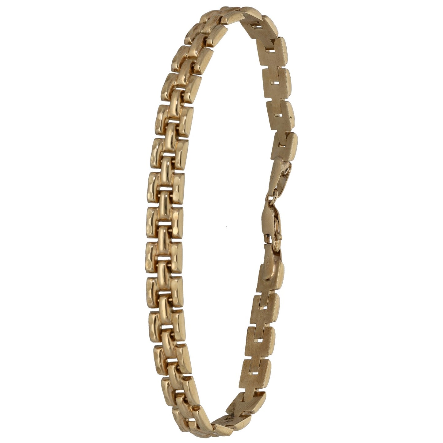 9ct Gold 1.20ct Diamond Fancy Stone Set Bracelet