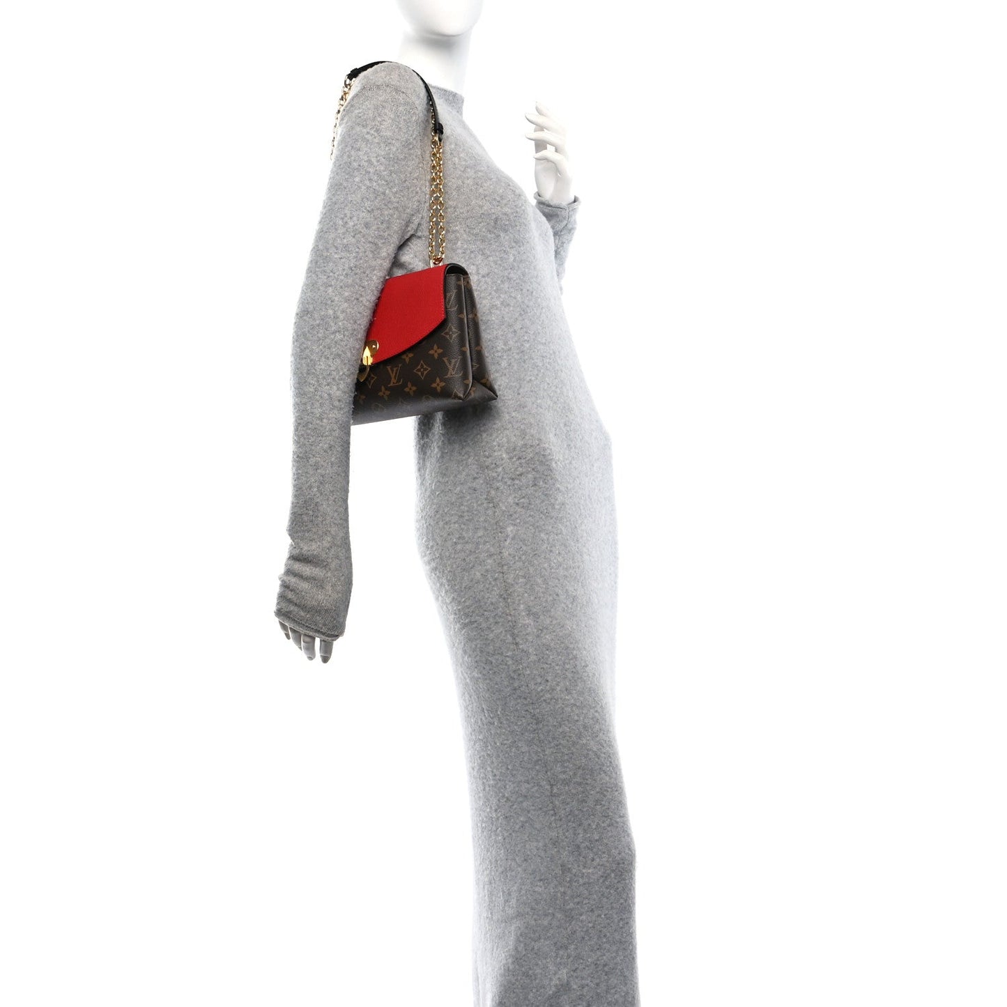 Louis Vuitton Saint Placide Monogram Coated Canvas Bag - Cherry