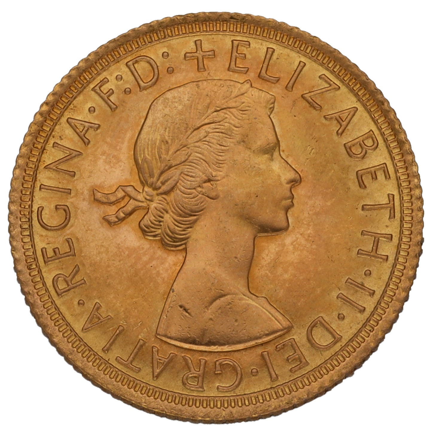 22ct Gold Queen Elizabeth II Full Sovereign Coin 1966