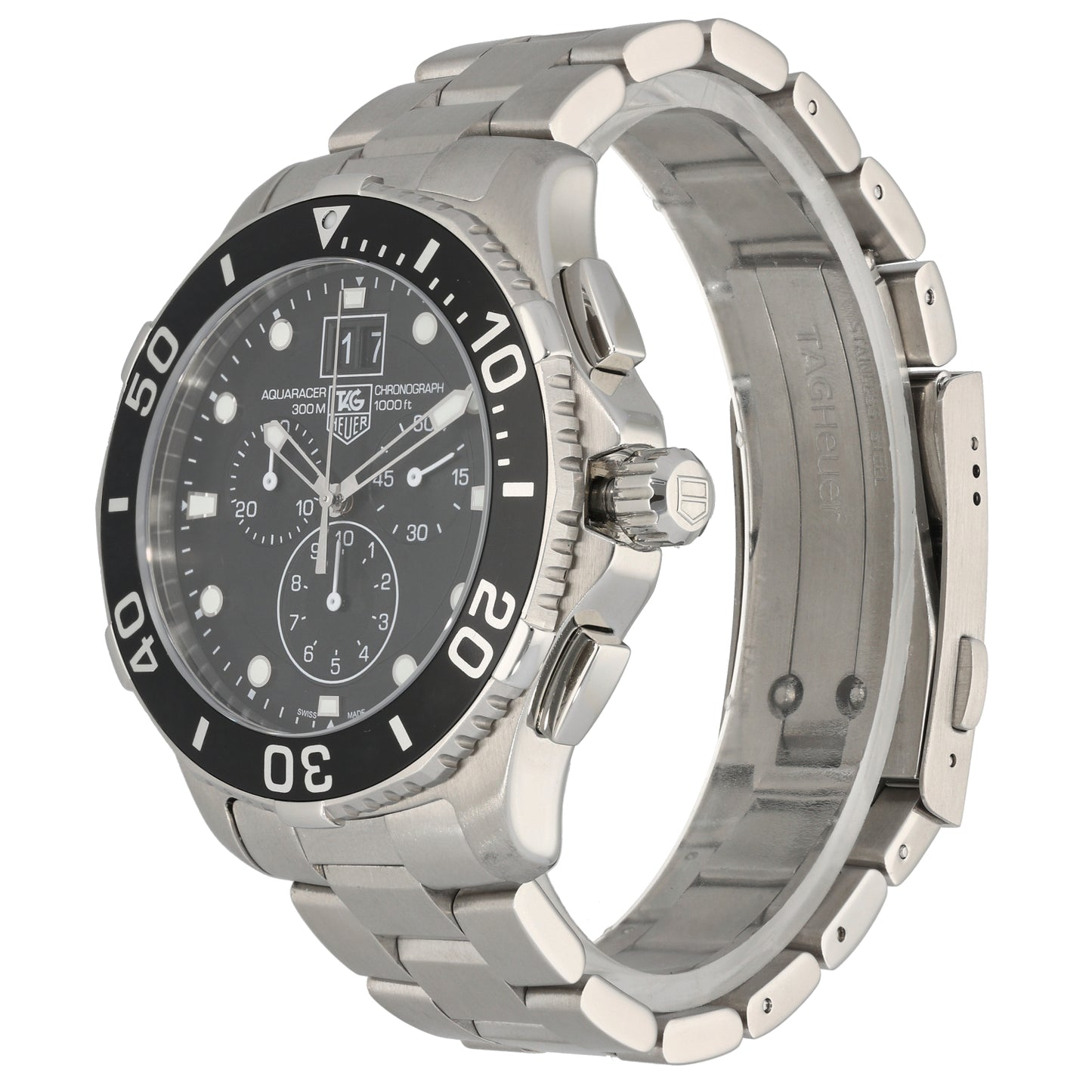 Tag Heuer Aquaracer CAN1010 43mm Stainless Steel Watch