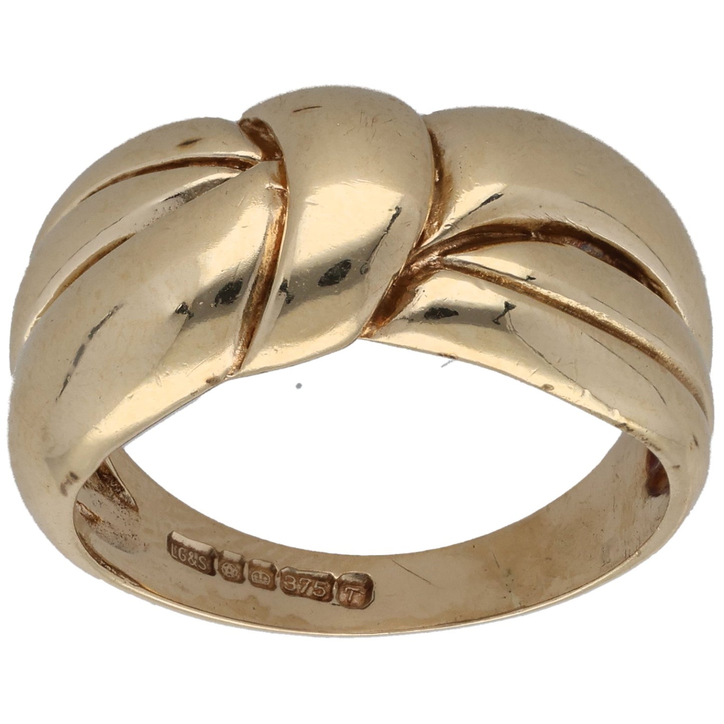 9ct Gold Alternative Ring Size O