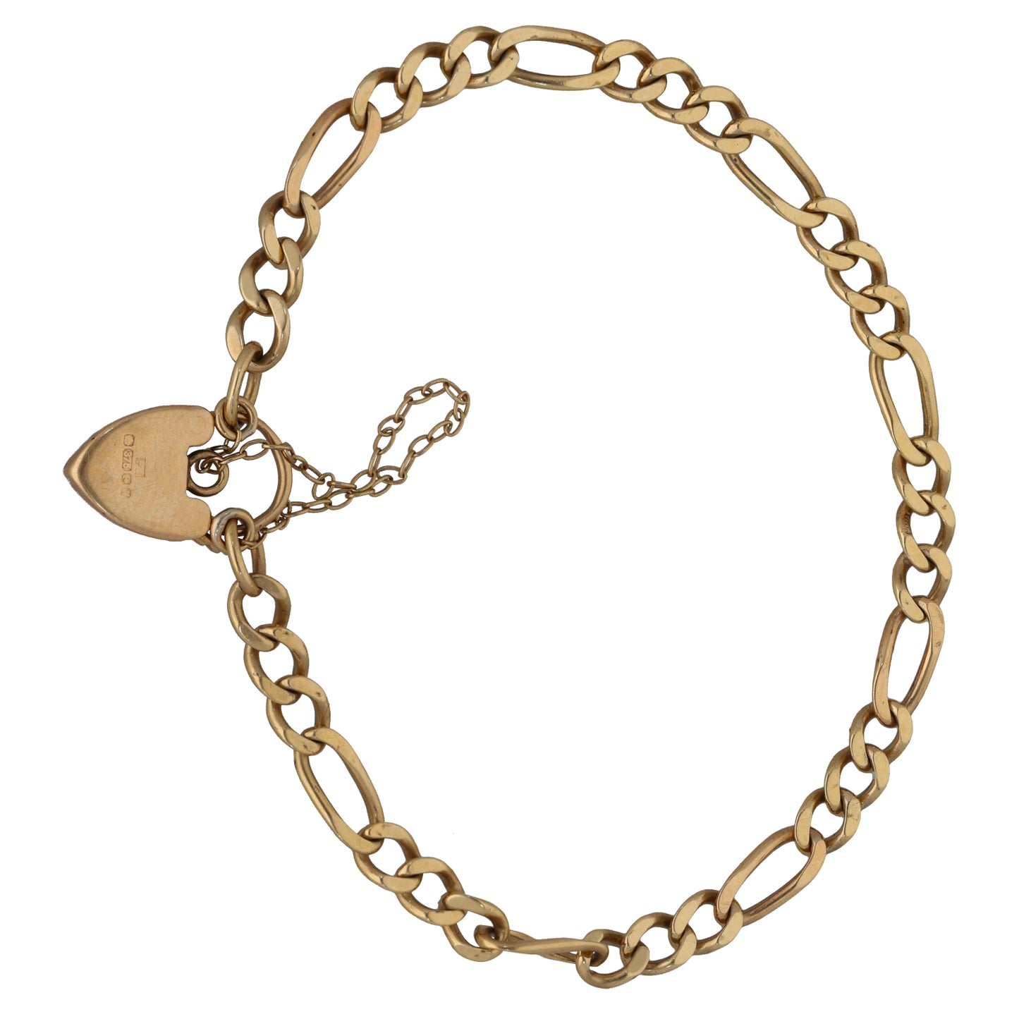 9ct Gold Figaro Bracelet