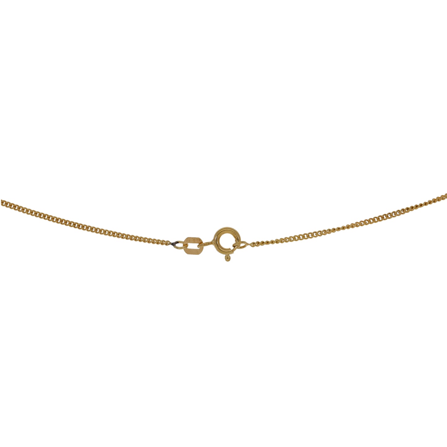 9ct Gold Curb Chain 18"