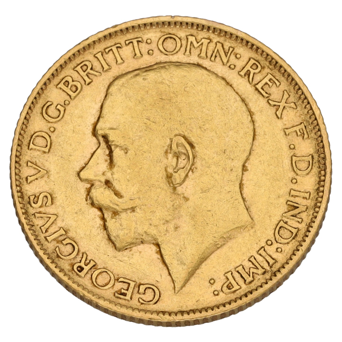 22ct Gold King George V Full Sovereign Coin 1911